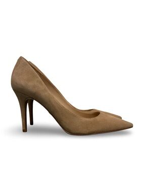 Sam Edelman Tan Suede Pointed Toe Heels 9.5